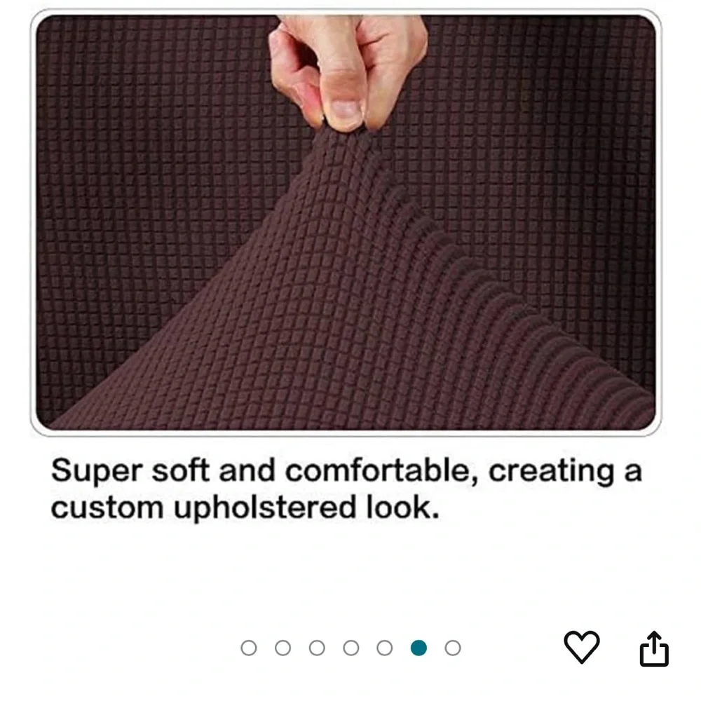 Brown Sofa Ottoman Cover